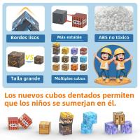 Juego De Bloques Magnéticos 50-200 Piezas Para Niños Y Niñas De 3 En Adelante Set De Construcción Sensorial Regalo Para Niños - details 6