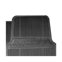 HOGUITA-Juego de 4 Alfombras de Goma Ligera para Coche,Alfombrillas Universales para Coche,Antideslizantes,Alfombras Delanteras y Traseras,Color Negro - details 2