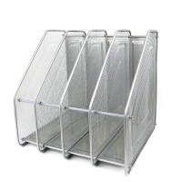 Organizador Metálico de 4 Cajones para Oficina – Revistero Profesional con Estructura Duradera, Ideal para Archivos, Documentos y Material de Trabajo. Archivador metálico de cajetin, Estantería de acero para documentos. 10564-15 - details 0