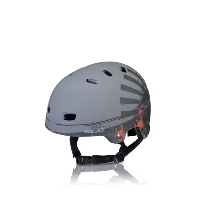 CASCO MARCA XLC BH-C22 CASCO URBAN GRUNGE  COLOR GRIS MATE UNICA TALLA 53-59 CM - 1