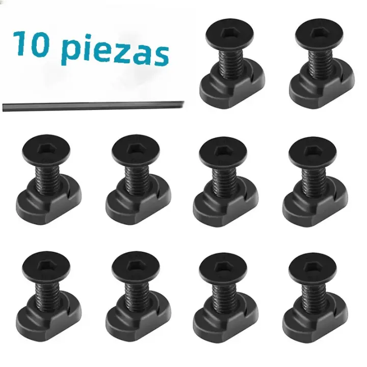 Juego De 10 Piezas De Tornillos Y Tornillos De Reemplazo Para Guardabarros M-LOK Accesorios De Arma Para Caza Aleación De Aluminio - 1