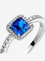 Pandora - Anillo de Halo con Destellos-Azules - details 2