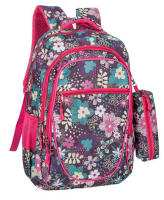 J.S ONDO MOCHILA TIPO TELA PARA MUJER Mochila Escolar Mochila de Viaje Negocios Trabajo Diario Antirrobo Impermeable Grande Mochila Ordenador ESTAMPADO DEL FLORES - details 2