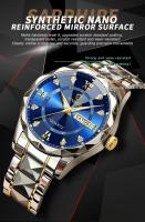 Reloj De Pulsera Para Hombre BINBOND Marca Top Lujo Resistente Al Agua Luminoso Con Fecha Y Día De La Semana Reloj De Acero Inoxidable Cuarzo - details 19