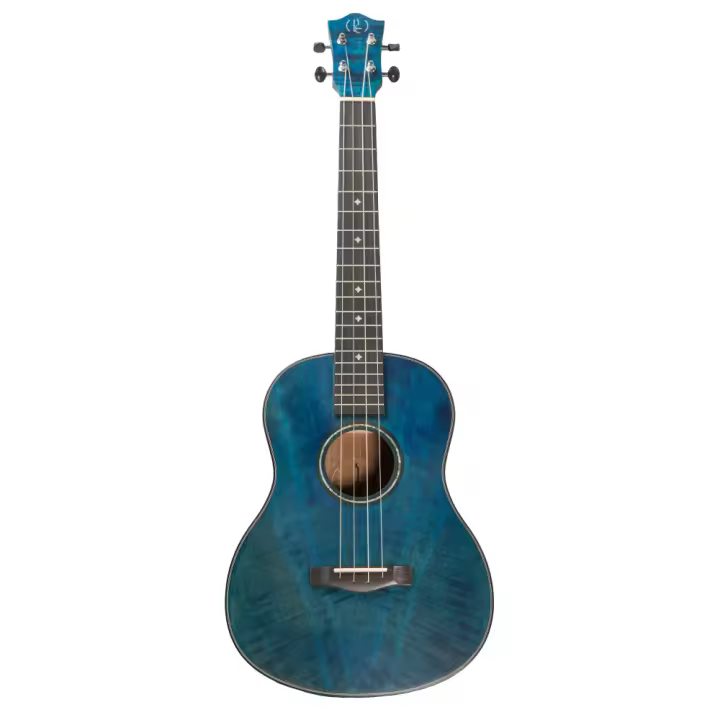 Ukelele Baritono Bones SP650B-BL Okume Azul Brillo - 1