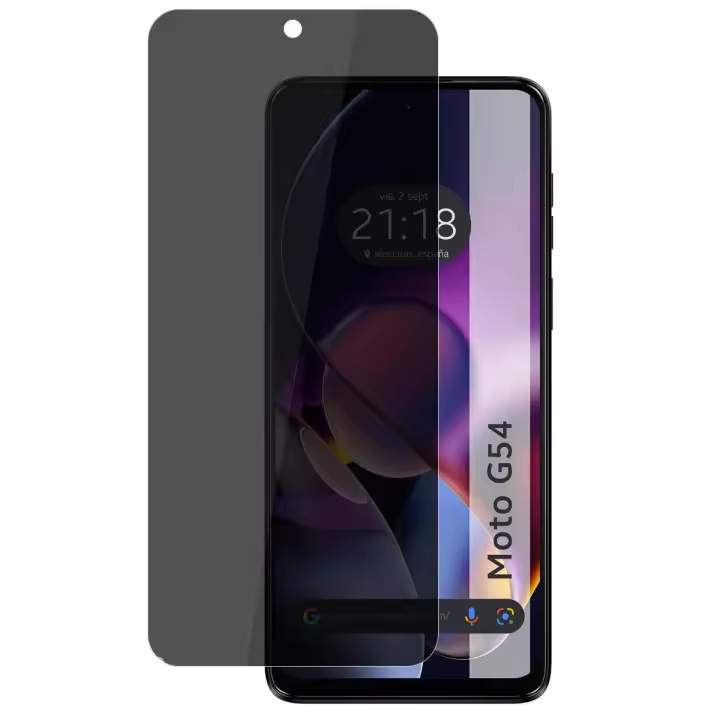 Protector Pantalla Hidrogel Privacidad Antiespías para Motorola Moto G54 5G - 1