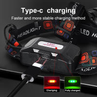 Linterna Frontal LED Potente 9000mAh Con Sensor IR 10000LM Recargable Por USB Luz De Pesca Al Aire Libre Para Camping Montañismo Y Senderismo - details 22