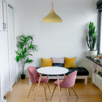 Lámpara Colgante BEL AIR HOME BAVIERA - 1xE-27 (BOMBILLA NO INCLUIDA) - Diámetro 30 cm - Metal y Madera - Altura Ajustable - details 1