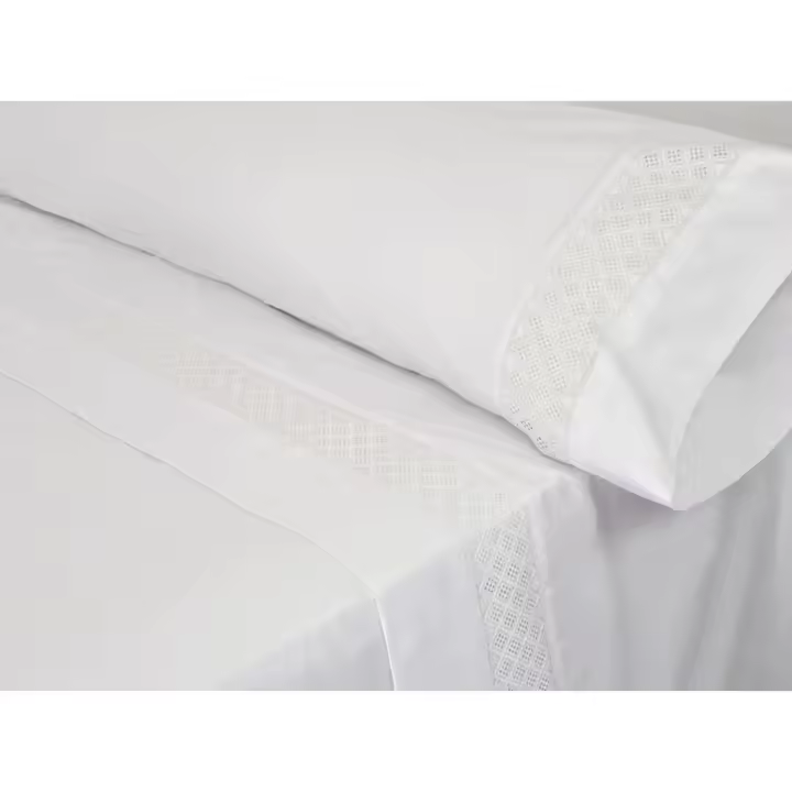 Juego de Sábanas Pierre Cardin ELISA Blanco Cama de 180 - 1