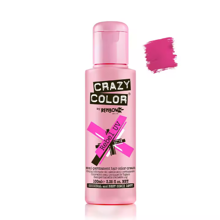 Tinte Semi Permanente sin Amoniaco 100ml: 78 -  Rebel UV - Crazy Color - 1