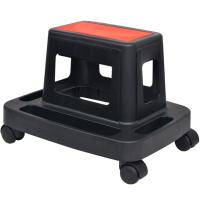 vidaXL Taburete para mecánicos giratorio con almacenamiento 150 kg - details 0
