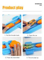 Juguete De Coche Para Niños Con Doble Rueda Y Trapecio De Arco Disparador Vehículo Modelo De Juguete Para Niño Regalo De Navidad Para Niños - details 12