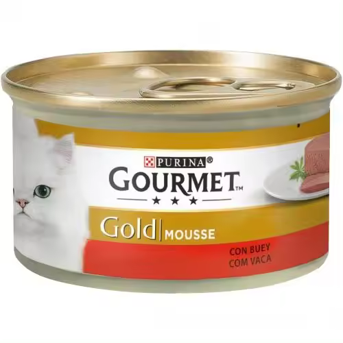 GOURMET GOLD Mousse Comida húmeda Buey 85g - 1