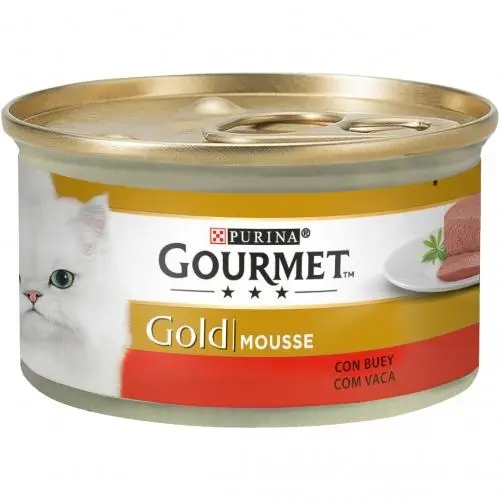 GOURMET GOLD Mousse Comida húmeda Buey 85g - 1
