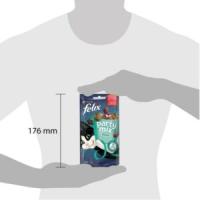 FELIX - Party Mix Ocean (8x60 gr) - Snacks para Gatos (Salmón, Pescado Blanco y Trucha) (8 Bolsas de 60 gr) - details 0