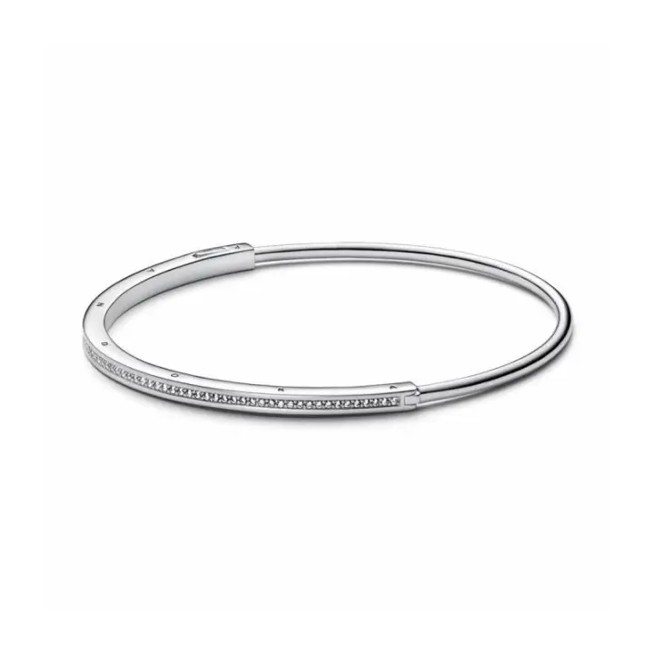 Pulsera Rígida Pandora Signature I-D Pavé - 592313C01 - 1