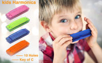 Harmonica Diatónica De 10 Agujeros En Clave De C Para Niños Con Estuche Plástico Regalo De Cumpleaños Para Pequeños - details 0