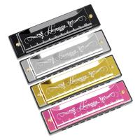 IRIN Armónica De Madera Con 10 Agujeros Y 20 Tonos En Clave C Para Principiantes Instrumento De Viento Colorido Para Enseñanza Y Regalo - details 2