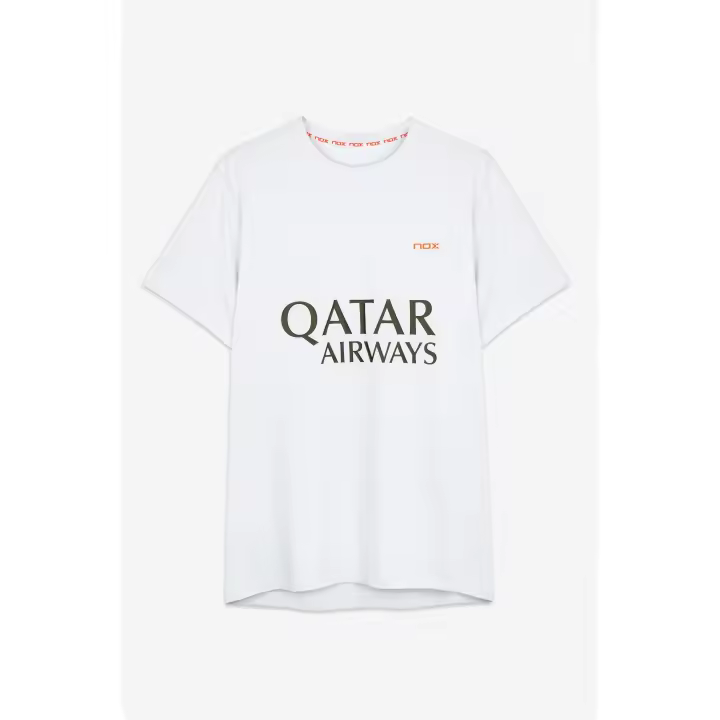 Camiseta Nox Sponsors AT10 Blanco. Agustín Tapia - 1