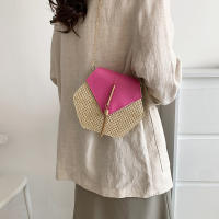 Bolso De Hombro Para Mujer Verano Moda Hecho a Mano De Paja Cruzbody Pequeño Mensajero Viaje Playa Tassel Bolso Monedero - details 3