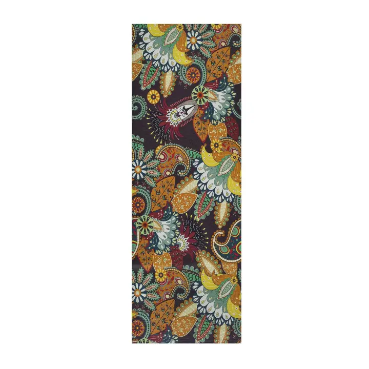 Alfombra vinílica de cocina diseño bohemio en multicolor - RICCI PAISLEY | 52x100, 52x200 cm - 1