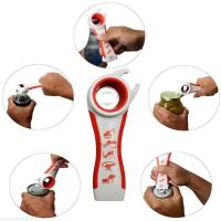 Abrigo De Botellas Y Latas Multifuncional Negro 5 En 1 Acero Inoxidable Y Plástico Herramientas De Cocina Gadgets Ecológicos - details 2