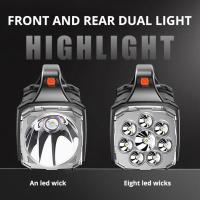 Lámpara De Buzón Recargable Solar COB LED Farol De Camping Impermeable Con Carga USB Y Función De Power Bank Luz Exterior Torcha - details 3