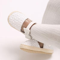 Zapatillas De Verano Para Bebés Niñas 0-18M Con Lazo Casual Sandalias Suave Cómodas Para Primeros Pasos Material Transpirable Tela Y Algodón - details 39