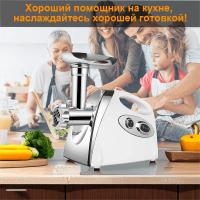 Picadora de carne eléctrica potente máxima 2800W picadora de carne resistente picadora de salchichas - details 6