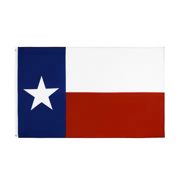 Bandera De Texas 90x150 Cm Para Decoración Polyester Estilo Colgante Personalizable Artículo De Banderas Y Banderas - 1