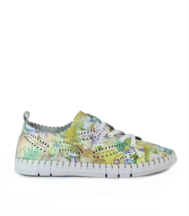 ZAPATILLAS DE CORDONES THE HAPPY MONK CRETA 014 FLORES - 1