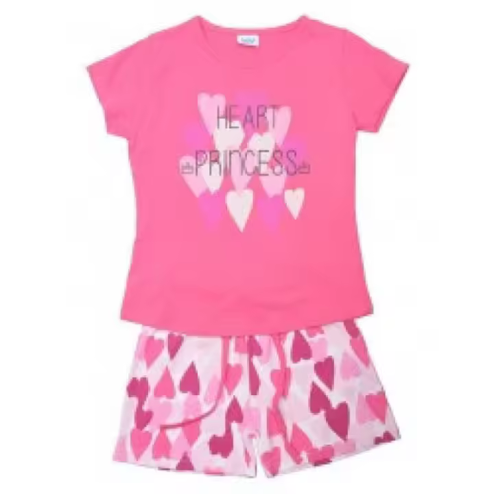 Saló Nova Imatge Pijama Niña Corazones Tobogán Primavera-verano - 1