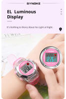 Reloj Electrónico Para Estudiantes Resistente Al Agua Deportivo Para Niños Con Luz Multi Función Digital Siete Colores Regalo Para Niños - details 7