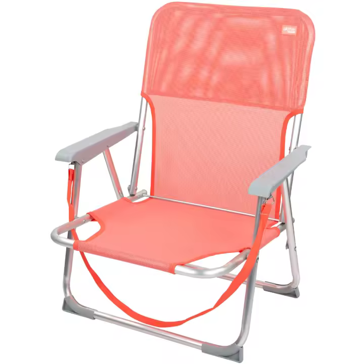 Silla plegable fija aluminio Aktive Beach, Silla de playa fija, Silla playera - 1