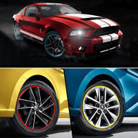 Pegatina De Protección Para Ruedas De Coche 8M/Roll Protección De Neumáticos En Color Estilo De Bandeja De Decoración De Goma Montaje Fácil - details 13