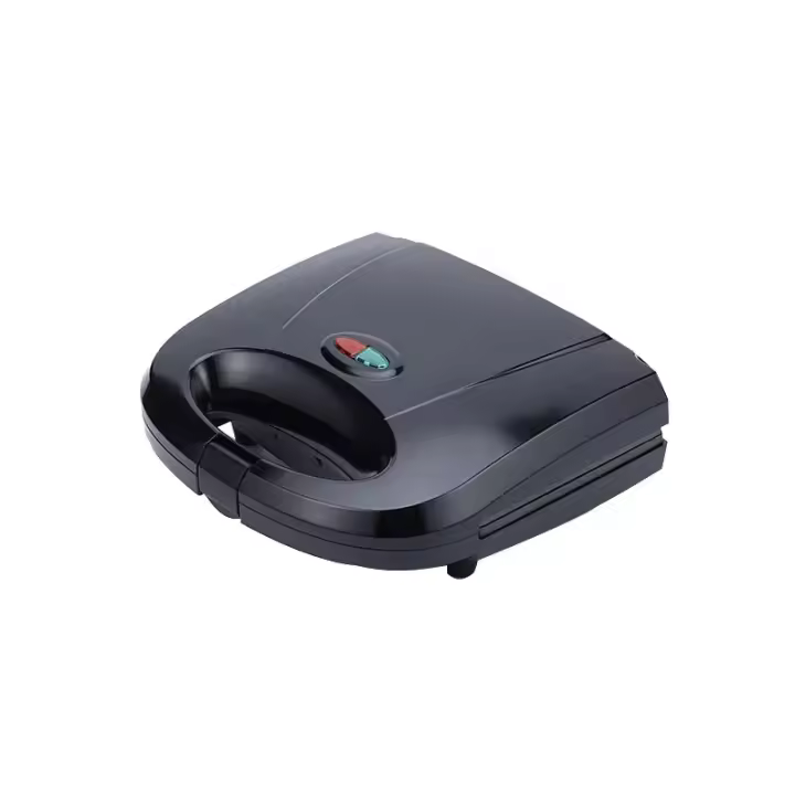 Horno Eléctrico Para Sándwich Y Waffles 650W Máquina De Cocinar Para Desayuno Con Placas Intercambiables Non-stick Para Cocina - 1
