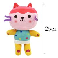 Muñeca De Peluche Gabby Casa De Muñecas Dibujos Animados Gato Sonriente Juguete Para Niñas Regalos De Cumpleaños Relleno De Algodón PP - details 6