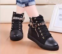 Zapatos De Correr Casuales Para Mujer En Lona Cómodos Y Moda Deportiva Botas De Promoción Compra Artículos De Zapatos Para Adultos Primavera/Otoño - details 1