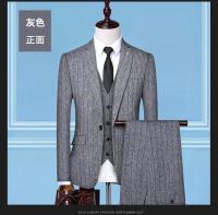 Traje 3 Piezas Para Hombre Elegante Y Moderno Conjunto De Negocios Con Chaqueta Chaleco Y Pantalones Estilo Casual Formal - details 17