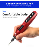Taladro Eléctrico Sin Cable Para Manicura Y Grabado Mini Herramienta Rotativa Con Accesorios De Dremel Herramienta De Engrazado Y Pulido Para DIY En El Hogar - details 4