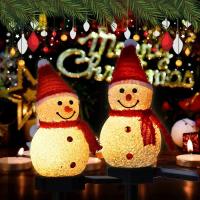 Luces Solares Para Jardín De Navidad En Forma De Payaso Decoración Exterior E Interior Luz LED Autónoma IP55 Para Ambientes Festivos - details 0