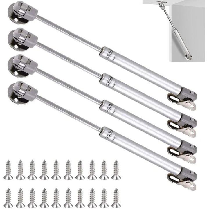 4 piezas de amortiguadores de gas de 150 N, resorte de gas de elevación para armarios, muebles, amortiguador de pistón, bisagras de cierre