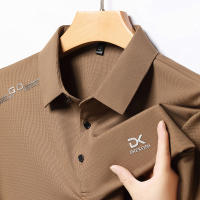 Camisa Polo Casual Para Hombre Con Insignia De Color Sólido Transpirable Y Cómoda Versátil Para Negocios Estilo Moderno - details 7
