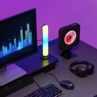 2pcs Luz Nocturna LED RGB Con Control Remoto Para Decoración De Habitación De Juego Sala De TV Barra Música Rítmica Lámpara Sin Incluir Baterías - details 2