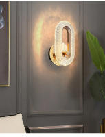 Lámpara De Pared LED Moderna De Cristal Para Iluminación Interior Redonda/Ovalada Decoración Creativa Para Cocina Dormitorio Sala De Estar - details 3