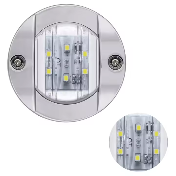 1 Uds. Luces traseras de Barco impermeable de plástico ABS accesorios para Yates Luces traseras de Barco LED de 12V - 1