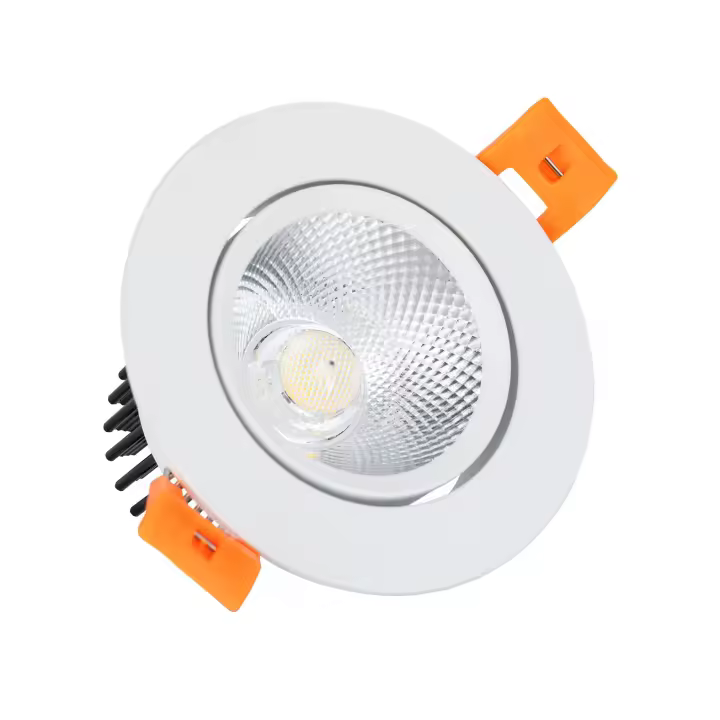 Ledkia Foco Downlight LED 7W Circular Regulable COB CRI90 Corte Ø 70 mm 2700K Blanco Cálido - 1