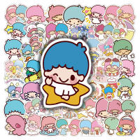 Pegatinas Sanrio Kawaii De Anime Para Cuadernos Botellas Y Scrapbooking 10/30/50/100pcs Dibujos De Little Twin Star - details 2