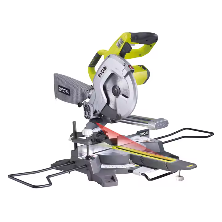 Ryobi Ingletadora Telescópica Disco 216mm Potente Motor 1500W - 1
