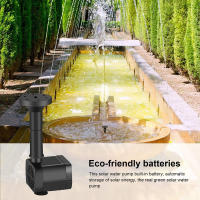 Bomba De Agua Submersible Para Acuario Con 6 Boquillas Multifuncional Generador De Ondas Para Piscina Fuente Decorativa Propiedades De La Tierra Solar - details 1